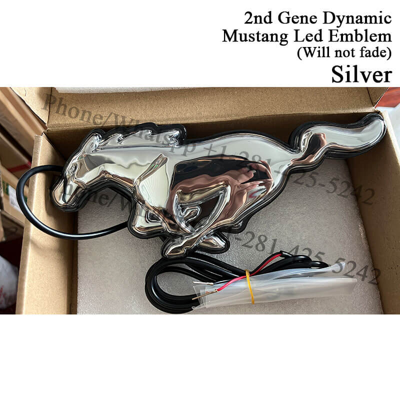 2nd Generation Dynamic Ford Mustang Light up Emblem (Will Not Fade) 6 2nd Generation Dynamic Ford Mustang LED Emblem (Will Not Fade)